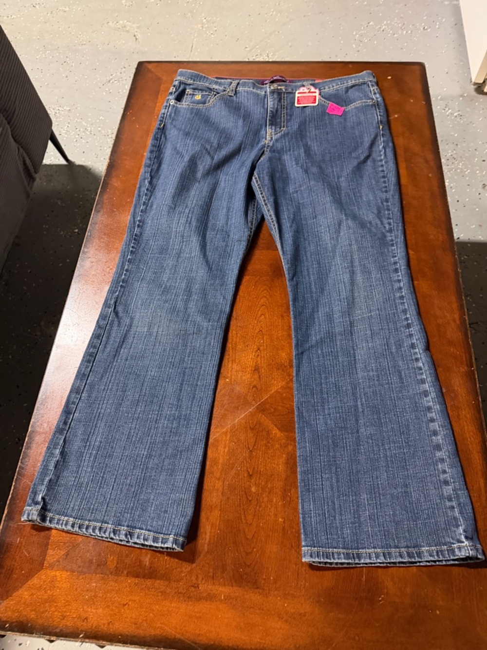 Gloria Vanderbilt Dark Blue Flare Jeans